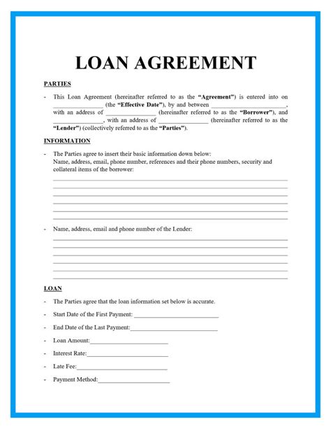 Cash Loan Document
